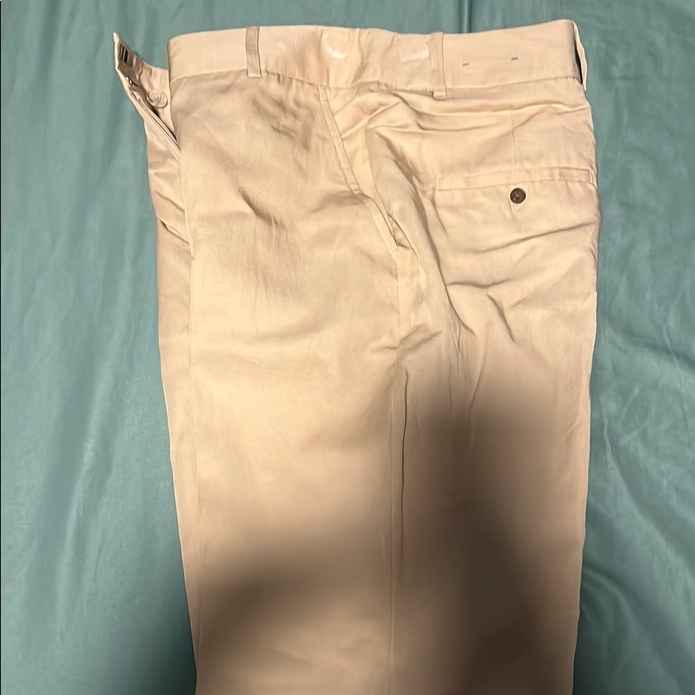 Worthington Cream Trousers Classic Design